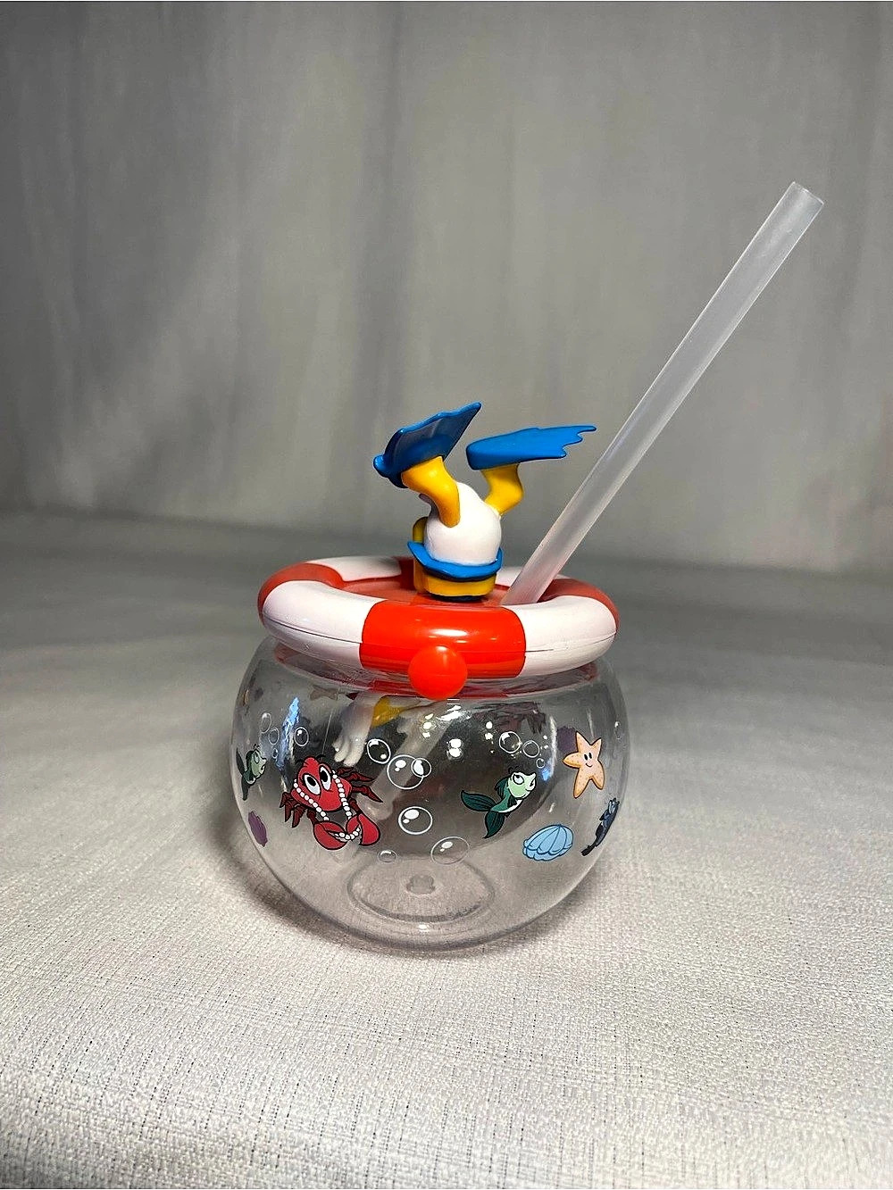 Disney Character Drink Cup Clear & Red